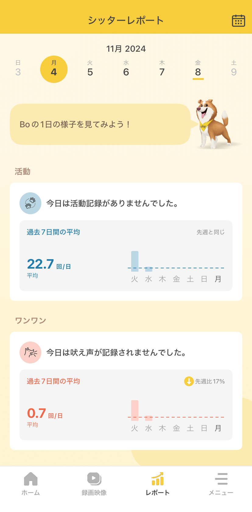 活動レポート記録なし