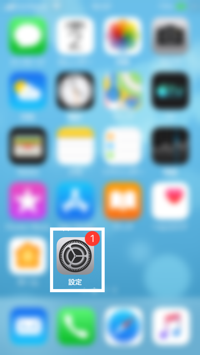 iPhone OS確認画面1